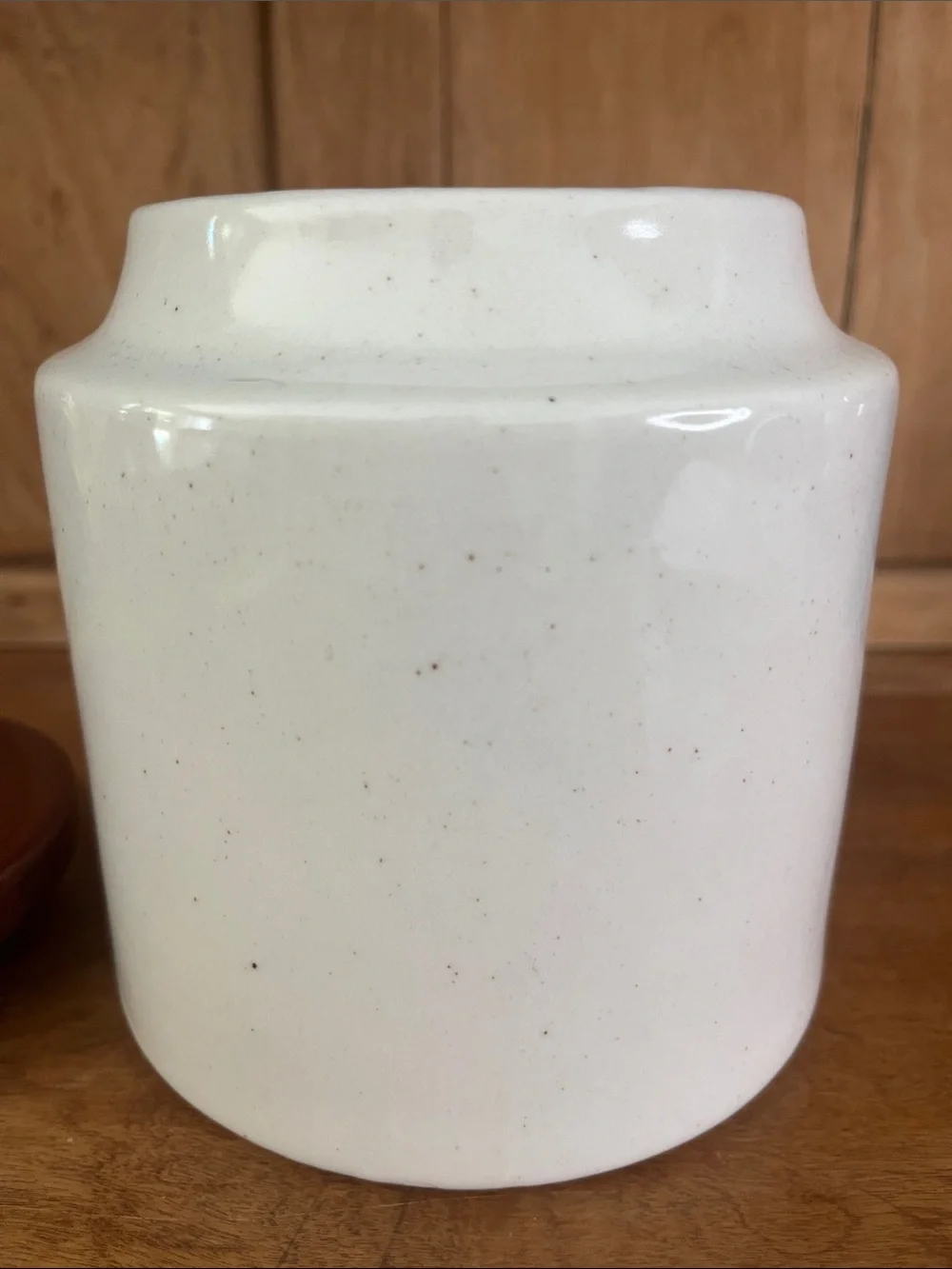 Vintage 80’s House of Webster, Strawberries Stoneware Crock W/Lid.
